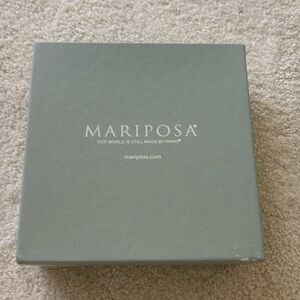 Mariposa brand new in box silver wine coaster
